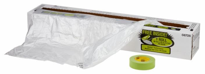 MMM-6728-350 16 x 350 ft. Overspray Protective Sheeting