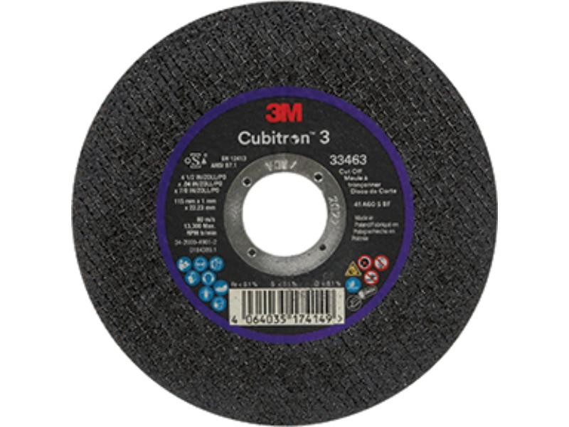 Cut-Off Wheel, 4 1/2 in Dia, 0.039 in Thick, 7/8 in Arbor Hole Size, Ceramic, Not Applicable Grit