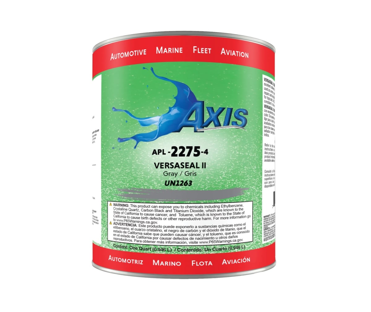 AXI-APR2275-4 Versaseal II Gray Quart High-Performance Sealant