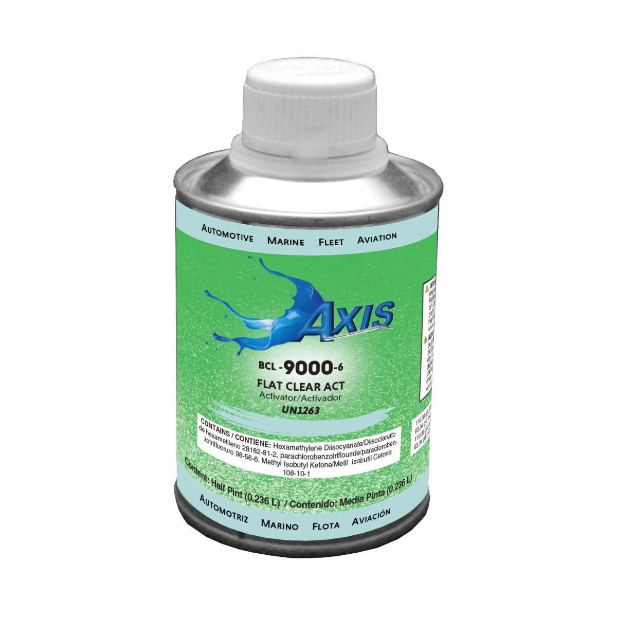 AXI-BCL9000-6 High Performance Low VOC Flat Acrylic Urethane Clear