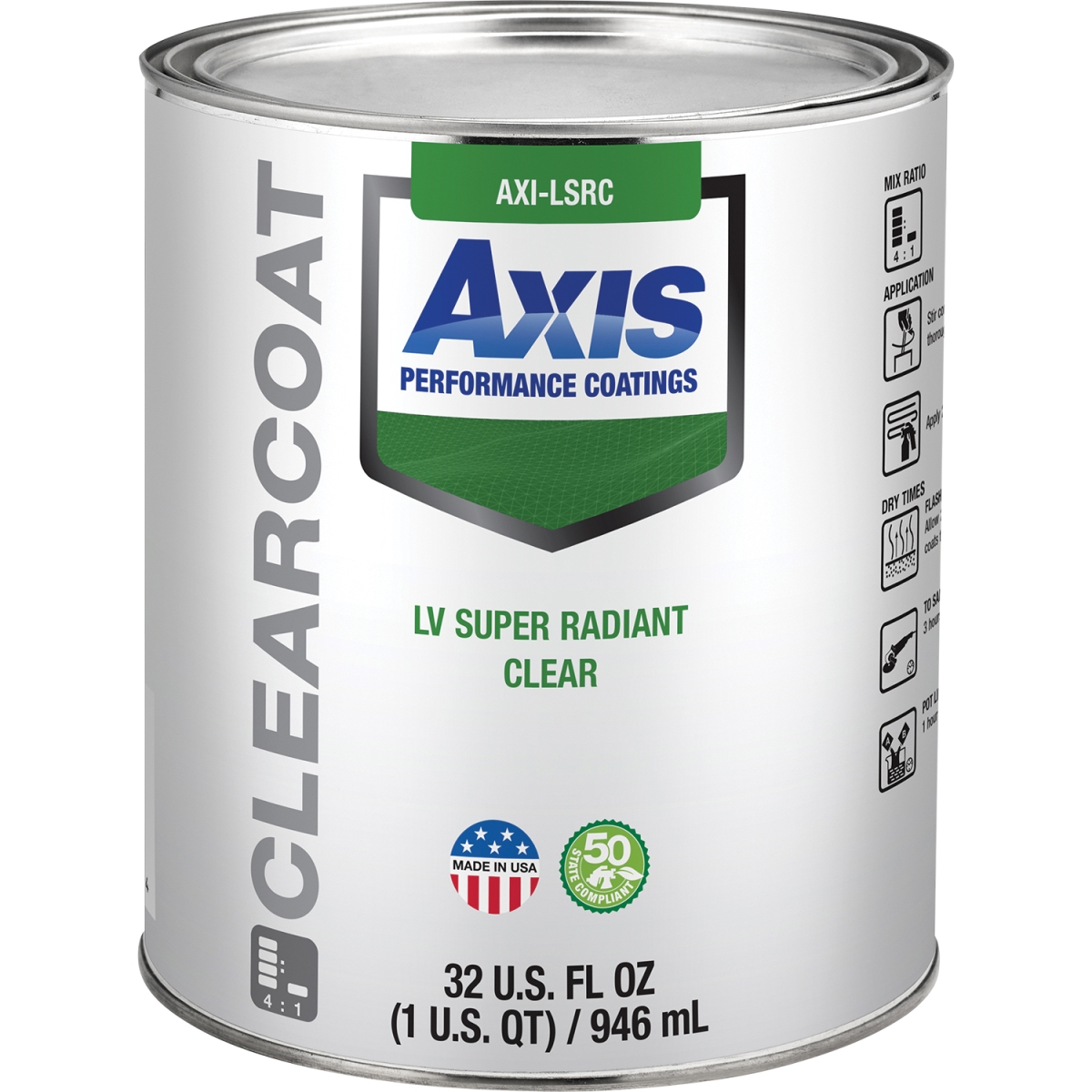 AXI-LSRCQ Low VOC Coating Super Radiant Clear Essential