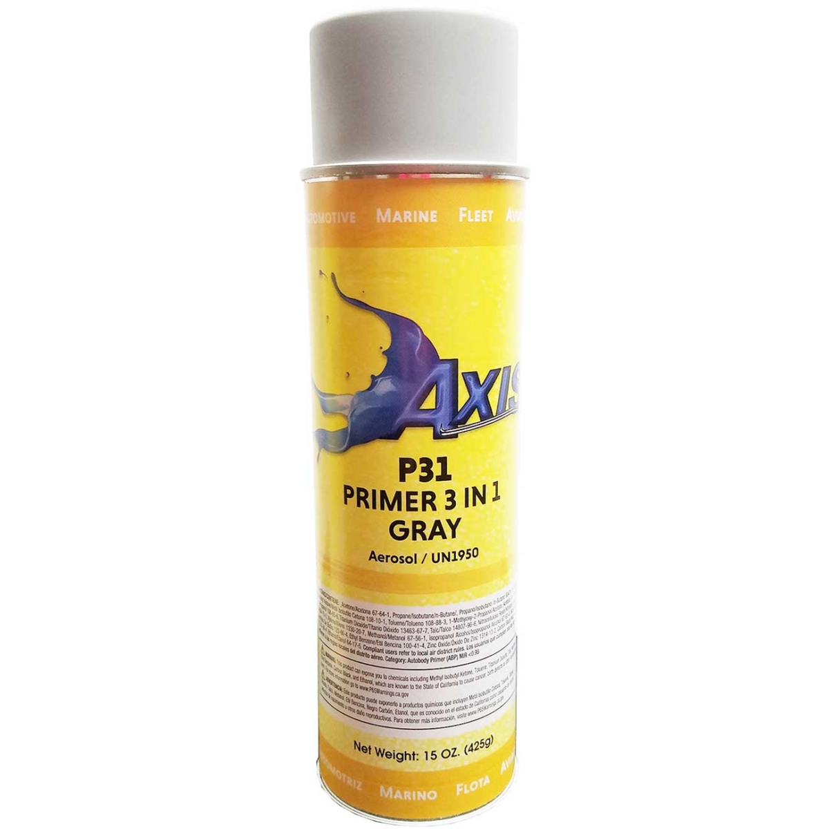 AXI-P31 Primer 3-in-1 Gray Aerosol Spray