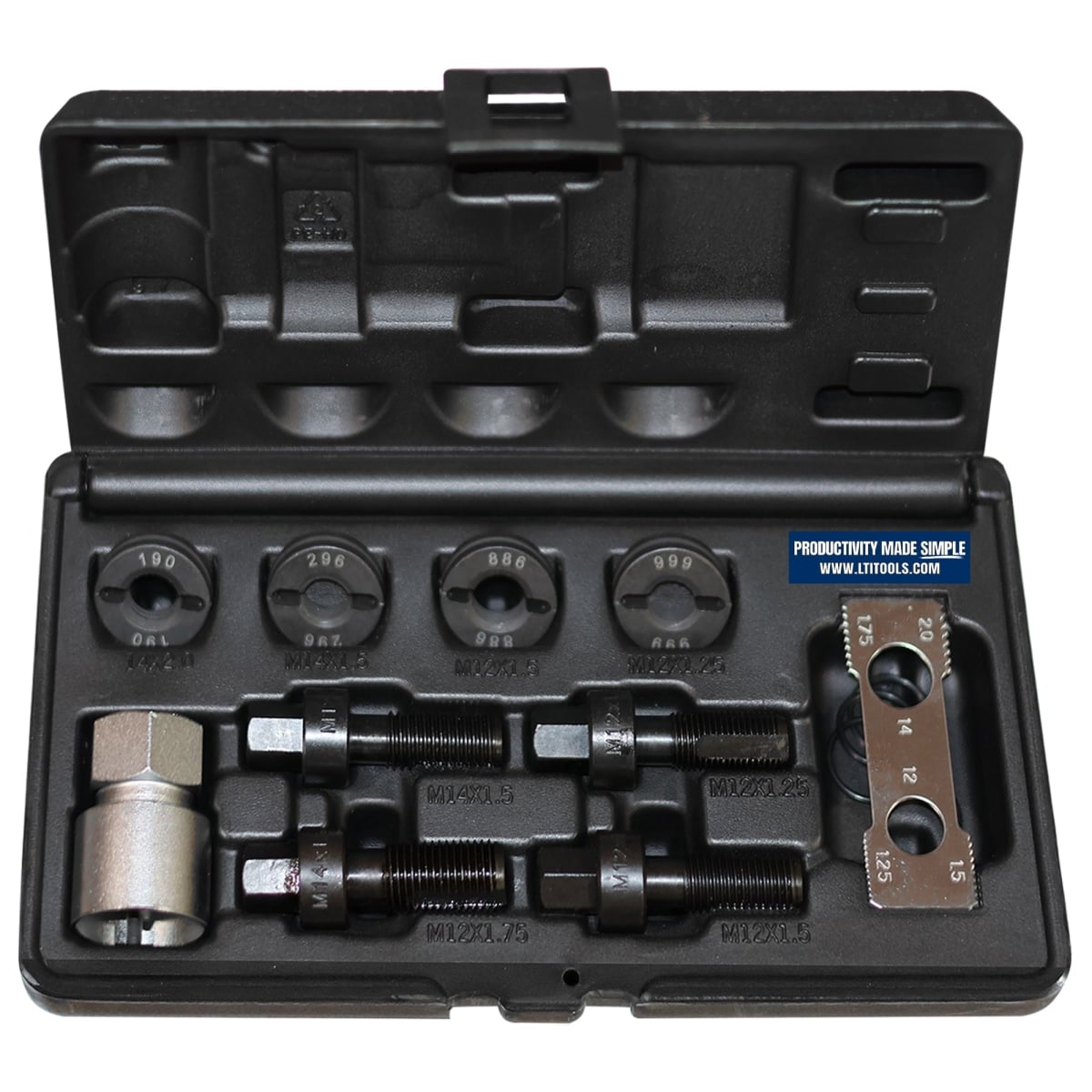 LOC-LT992 Master Wheel Stud & Bolt Rethread Kit - 10 Piece