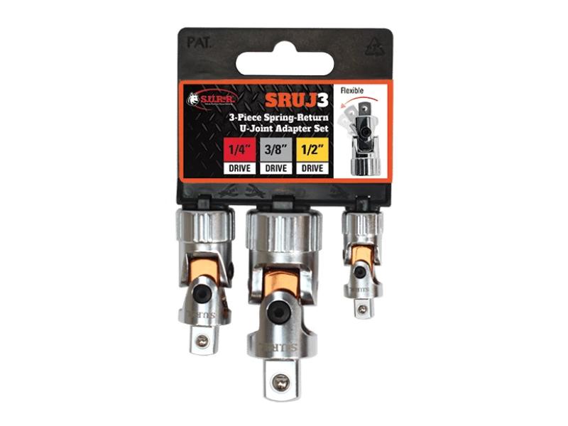SRR-SRUJ3 3 Piece Spring Return U Joint Adapter Set
