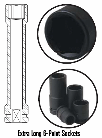 SUU-248XD 0.5 in. Drive with 1.5 in. Extra Long Deep Impact Socket