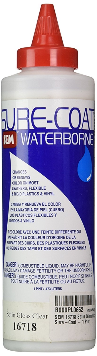 SEM Products SEM-16718 1 pt Satin Gloss Sure Coat - Clear