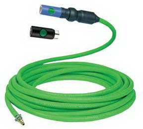 35 ft. Painters Hose Assembly with Free Angle Swivel Coupler, Green