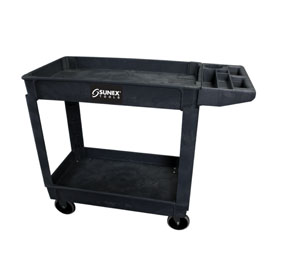 Standard Utility Cart - Plastic, Black