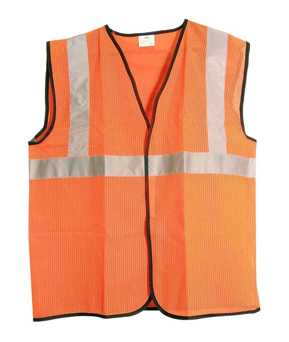 ANSI Class 2 Safety Vest, Orange - 3XL
