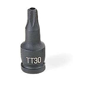 Grey Pneumatic 1/4" Dr. x TT20 Tamper Proof Star Driver Socket (920TT)