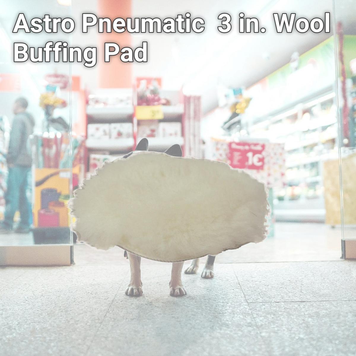 Picture of Astro Pneumatic AST-20303 3 in. Wool Buffing Pad