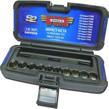 VIM-IMPACT-HCT6 Half Cut Stubby Torx Set - 10 Piece