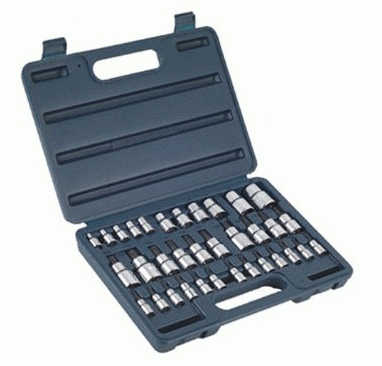 Picture of VIM Tools VIM-VS405C 0.25 in. E5 Torx Socket Square Drive - Chrome