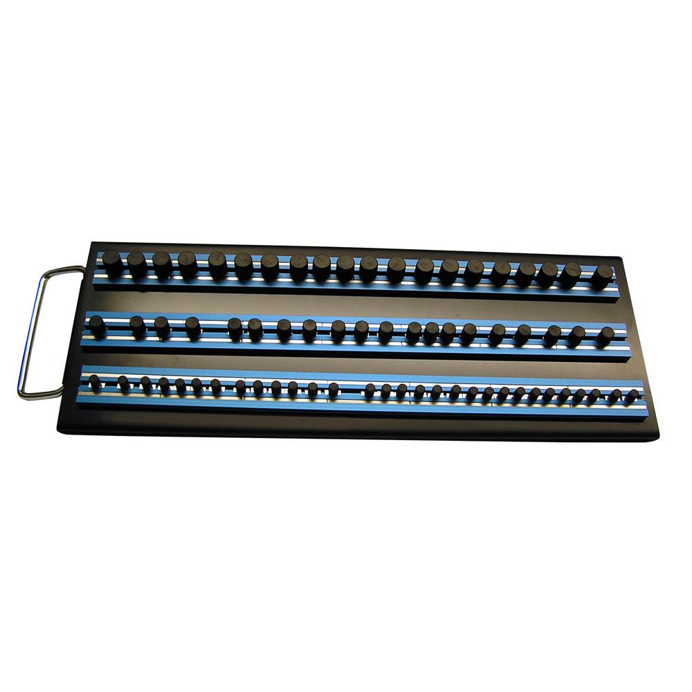 VIM-MRTRAY14B 3-14 in. Magrail Socket Tray, Blue