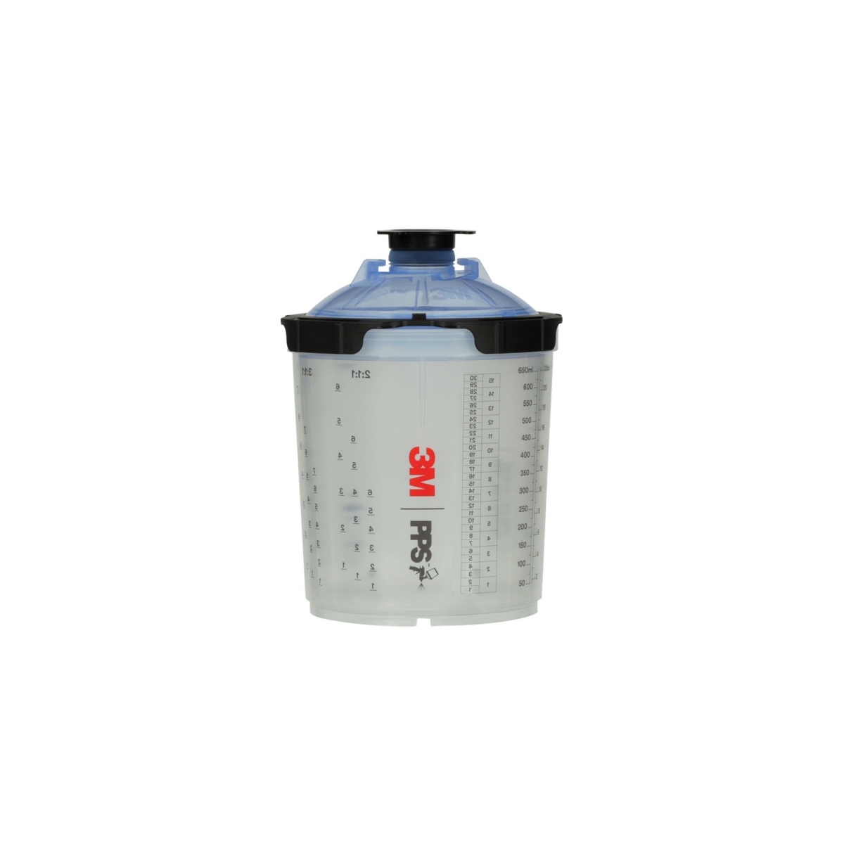 Picture of 3M 2PS-26301 22 oz PPS Series 2.0 Spray Cup System Kit with 125U Micron Filter - Stand