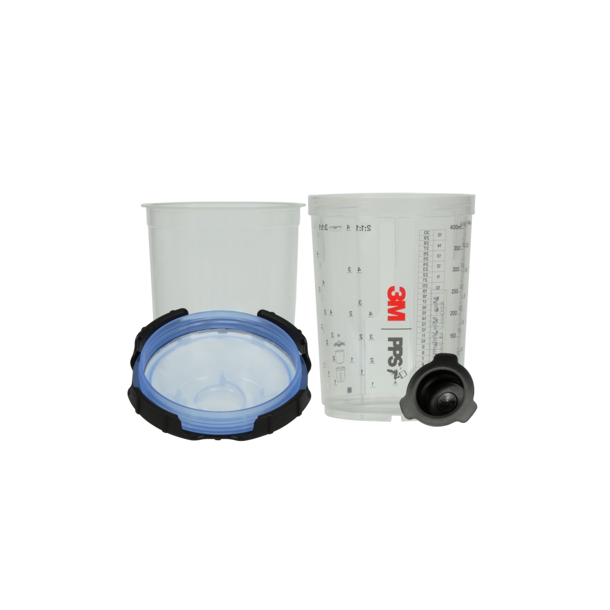 Picture of 3M 2PS-26312 13.5 oz PPS Series 2.0 Spray Cup System Kit with 125U Micron Filter - Midi