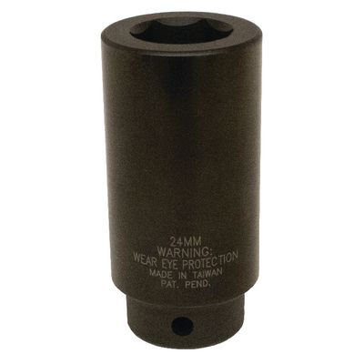 Lisle Black 24mm Heavy Impact Socket (77070)