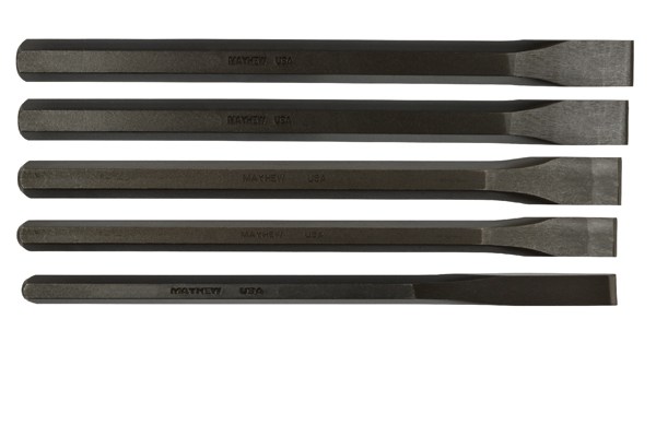 Steel Long Cold Chisel - 5 Piece