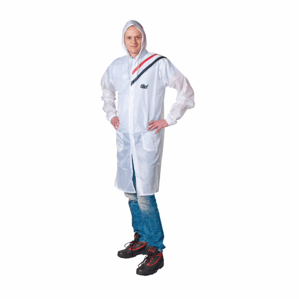 Nylon Spray Lab Coat, Size 52