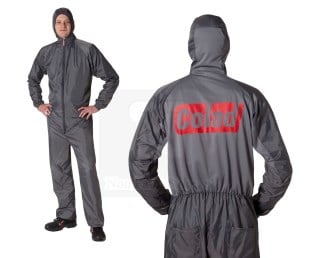 EMM-520052PLAIN BG Nylon Spray Overall, Small