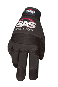 SAS-6714 Extra Large Impact Gloves, Black