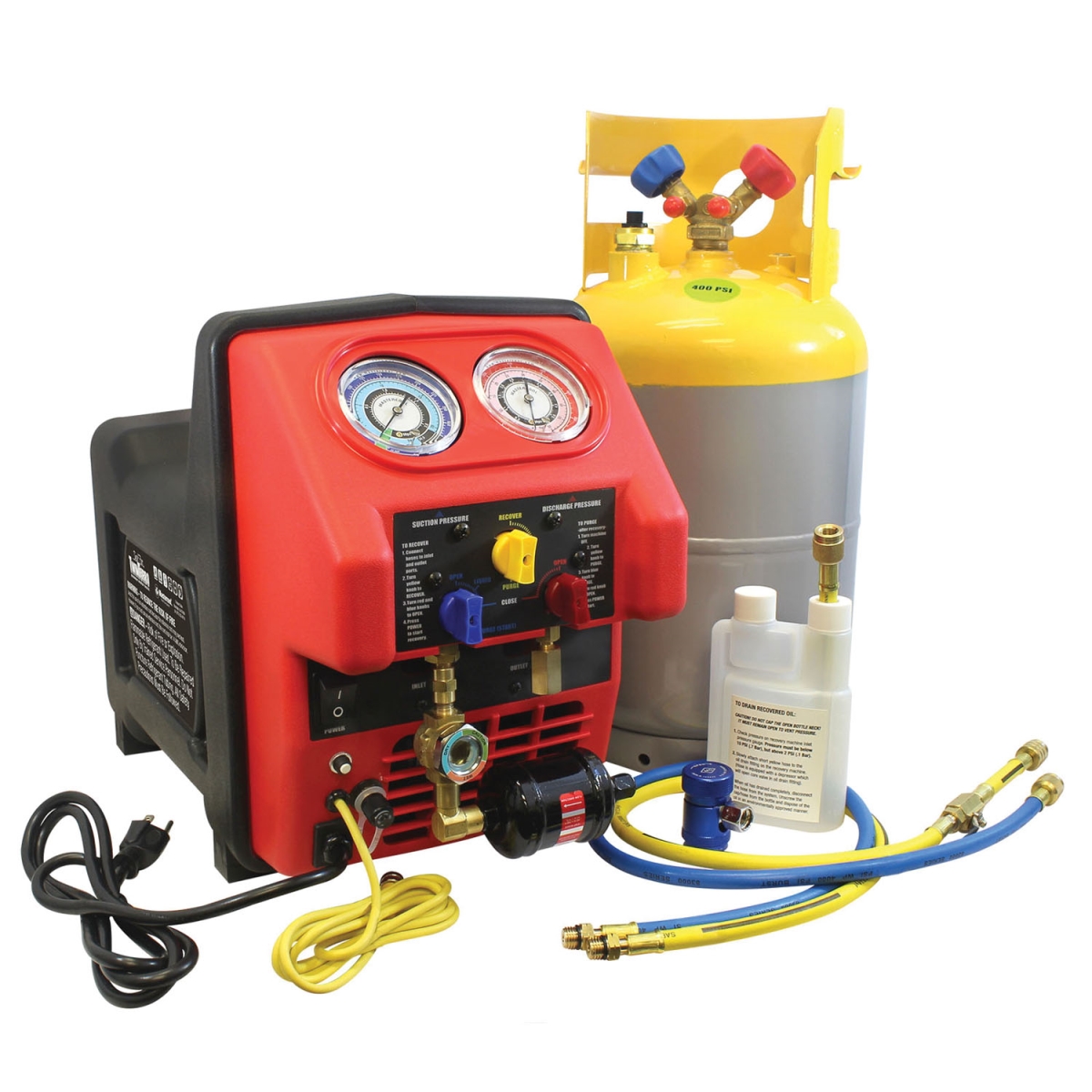 MSC-69360-22 Twin Turbo Refrigerant Recovery Machine for Refer Units