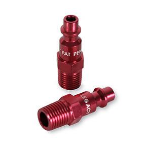 Picture of Legacy Manufacturing LEG-A73440D-2PK 0.25 in. Color Connex Type Drive Body Plug&#44; Red Anodized 0.25 in. Male NPT - Pack of 2