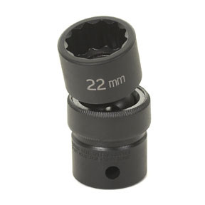 GRY-2119UM 0.50 in. Drive x 19 mm Standard Universal Socket- 12 Point