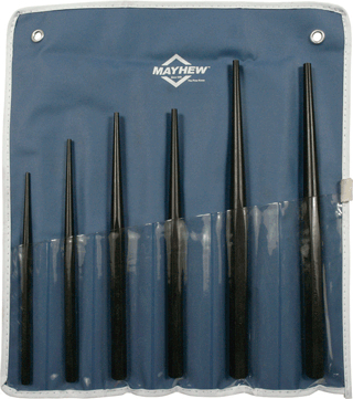 Mayhew Tools 61811 6 pc Alignment Punch Set