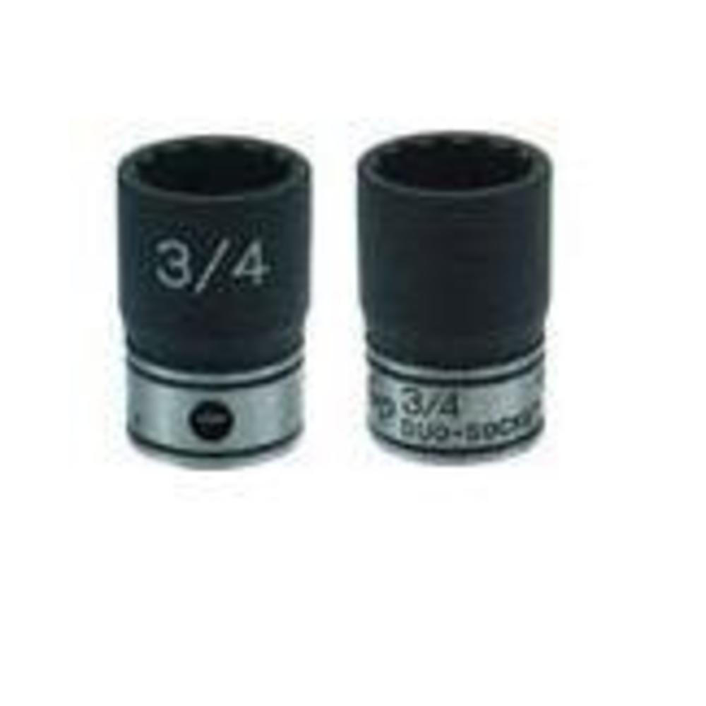 GRY-81112MD 0.37 in. Drive x 12 mm Deep Impact Duo - Socket - 12 Point
