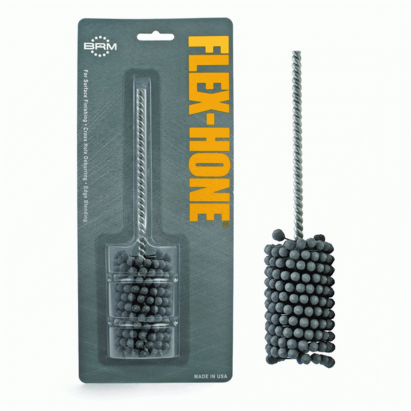 BC14M12 FLEX-HONE, 0.551" (14mm) bore, 8" OAL, 120 Grit, Silicon Carbide (SC)