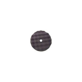 Buff & Shine BFS-820FBW Convulted Foam Pads, Flat Back - Black - 8 x 1 in.