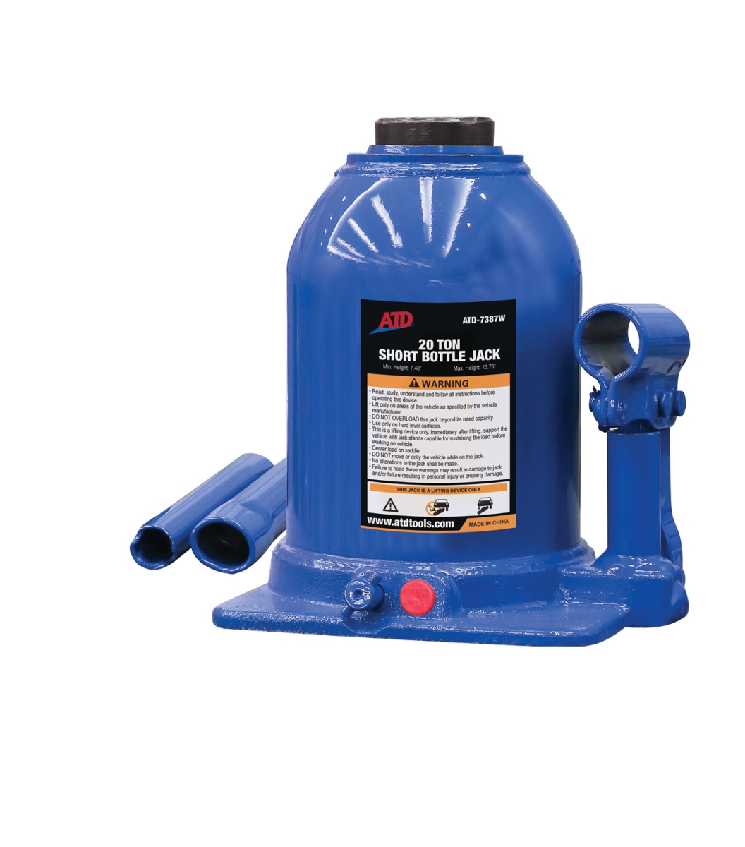 ATD Tools ATD-7387W 20T Short Bottle Jack