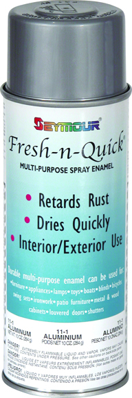 Seymour Fresh-N-Quick - Lacquers, Aluminum (Metallic) (10oz)