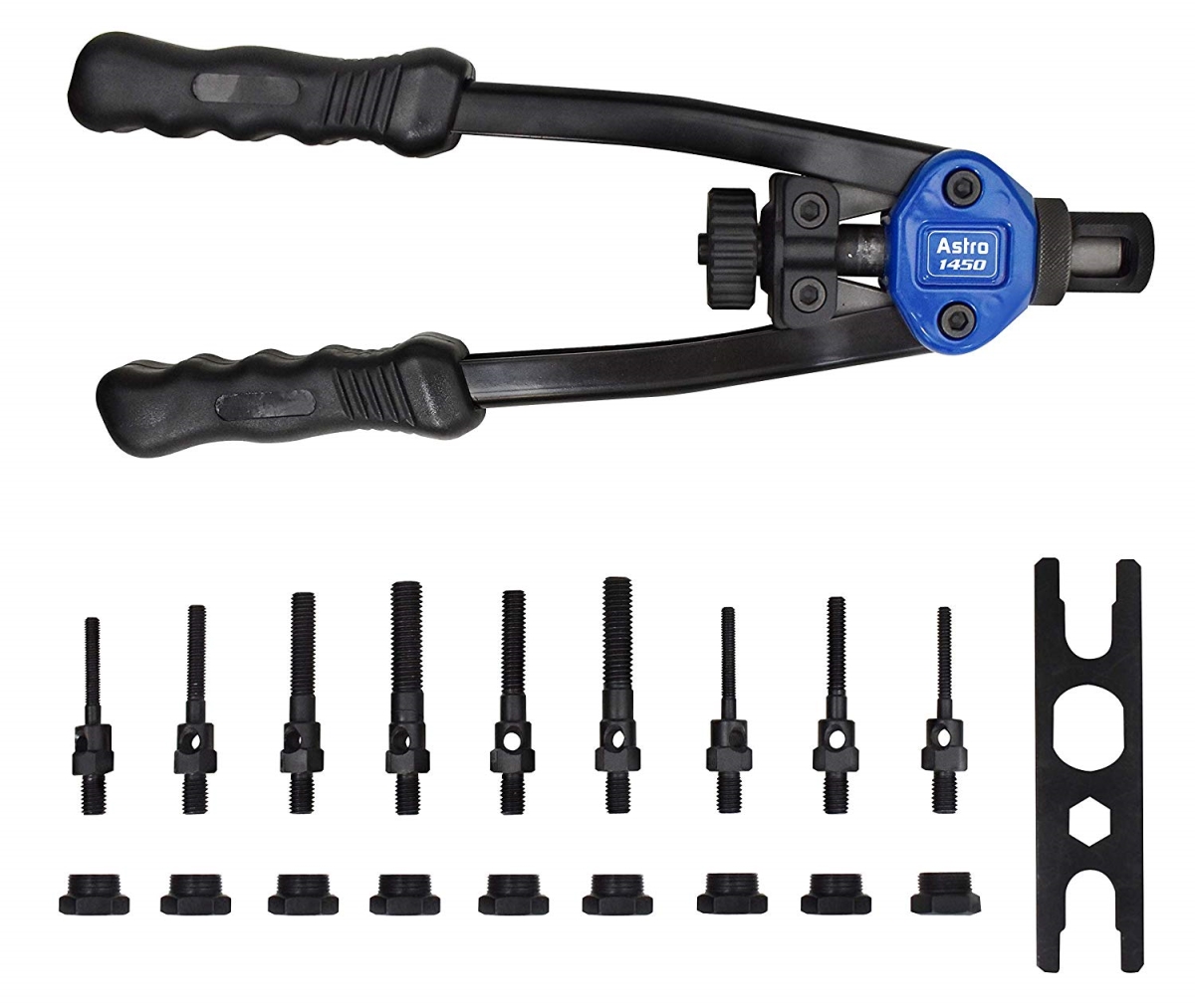 WTD AST-1450 13 in. Plusnut & Extra-Long Rivet Nut Setter Kit