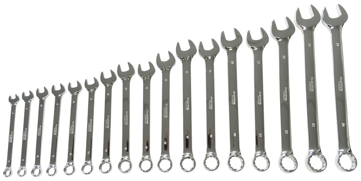 PLT-99570 Metric Fp Extra Large Combo Wrench - 17 Piece