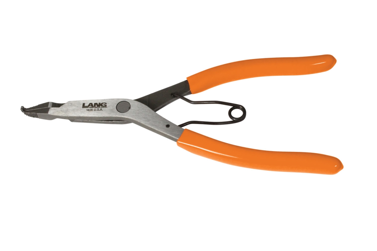 Picture of Lang LNG-1408 9 in. Bent Tip Lock Ring Pliers
