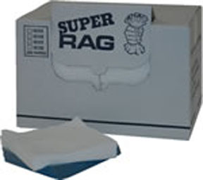 MDI-93139 Rag Universal White Creped Spunlace Towel