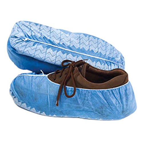 10 in. Bag-O-Booties Disposable Shoe Covers, Non-slip, Fits
