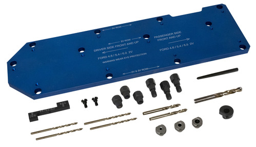 LIS-71600 Manifold Drill Template for Ford - 4.6, 5.4 & 6.8 Ltr