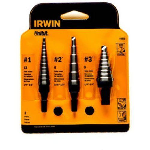 VSG-10502ZR Unibit Step Drill Set - 3 Piece