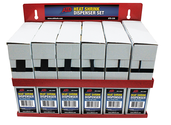 ATD Tools  0.06 in. Dia. x 30 ft. Heat Shrink Tubing Dispenser Set