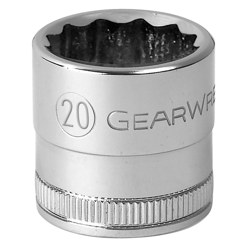 Picture of Gear Wrench KDT-80814D 0.5 in. Drive 12 Point 32 mm Metric Standard Socket Light