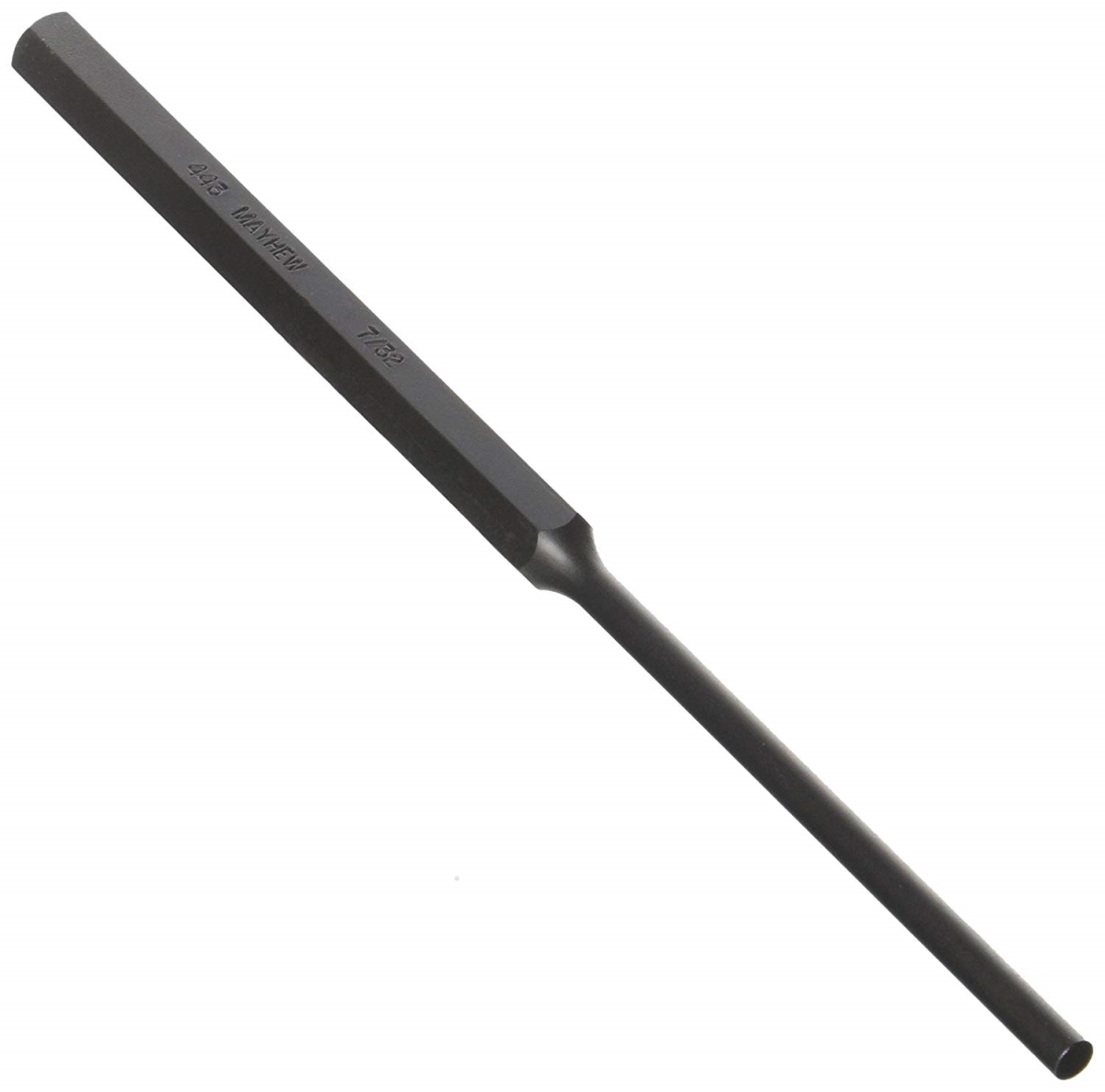 Mayhew 21505 7/32-Inch Black Oxide Extra-Long Pin Punch