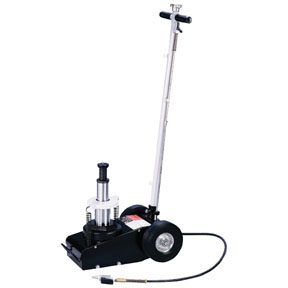 0.62 Ton Air Hydraulic Truck Jack - Red - Compact Design - Heavy-Duty