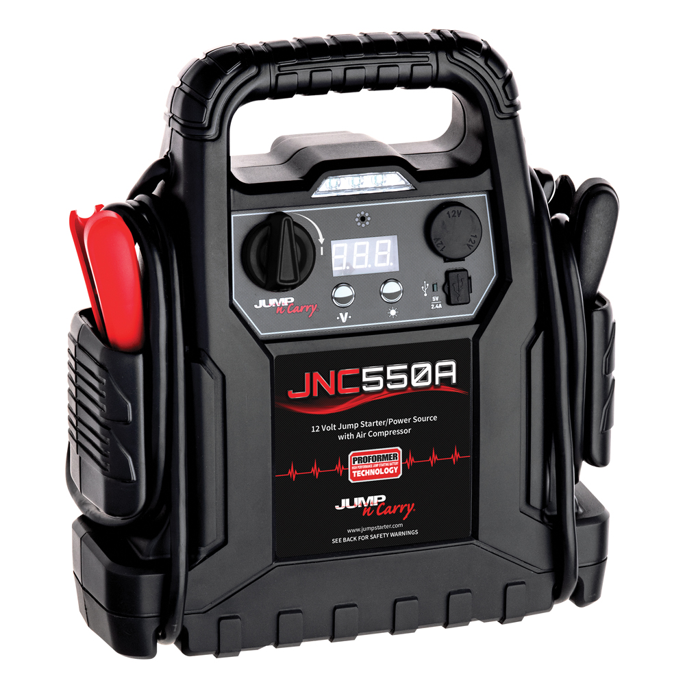 12V 1100 Peak Amp Jump Starter With Air System