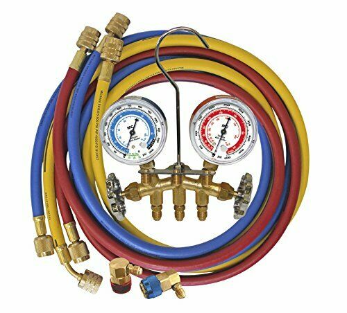 WTD  Mastercool Brass Manifold Gauge Set