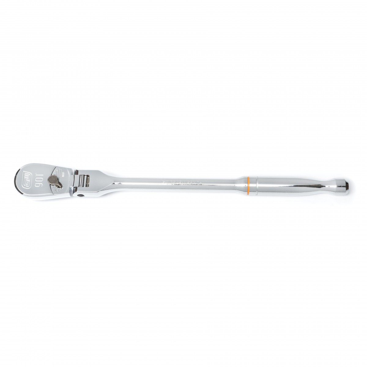 0.37 in. Drive 90 Tooth Flex Head Teardrop Ratchet 11 in.