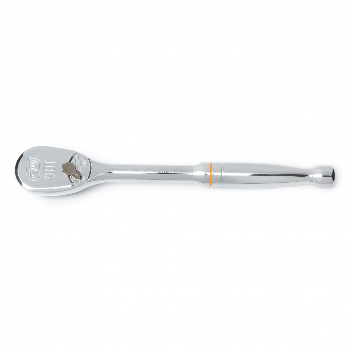 1/2" Drive 90 Geared Teeth Teardrop Head Hand Ratchet, 11" L, Full Polish Chrome Finish, 81304T