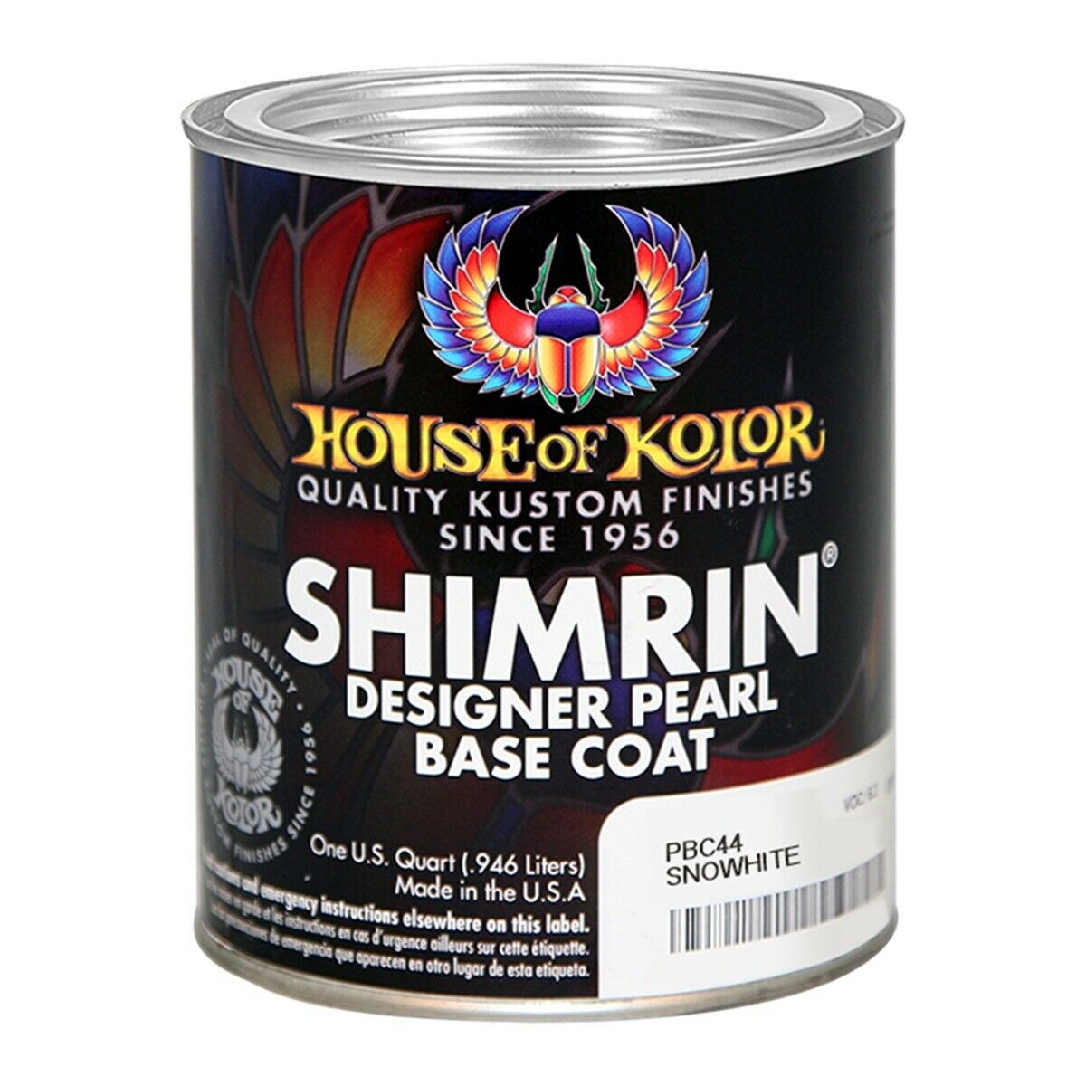 Picture of WTD HOK-PBC44-Q01 1 qt. Shimrin Designer Pearls Snowhite Basecoat